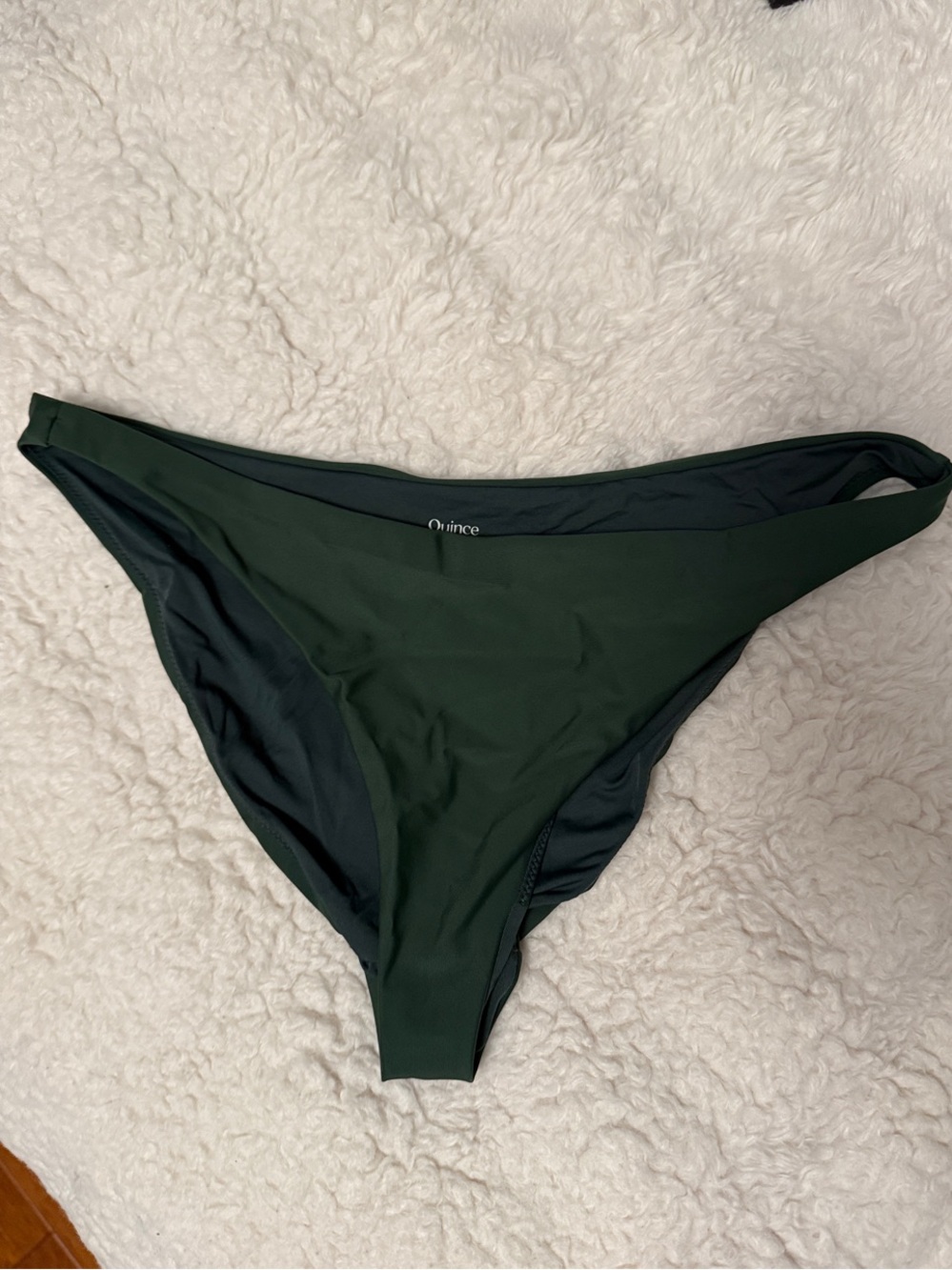 Quince Dark Olive Green Women's Bikini Bottom